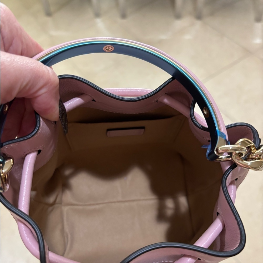 Jimmy Choo Blush Pink Bon Bon Bucket Bag - Picture 7 of 7